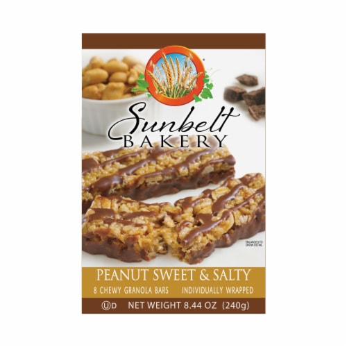 Sunbelt Bakery Peanut Sweet & Salty Chewy Granola Bars Perspective: front