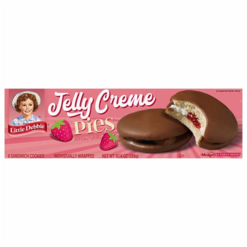 Little Debbie Jelly Creme Pies Perspective: front