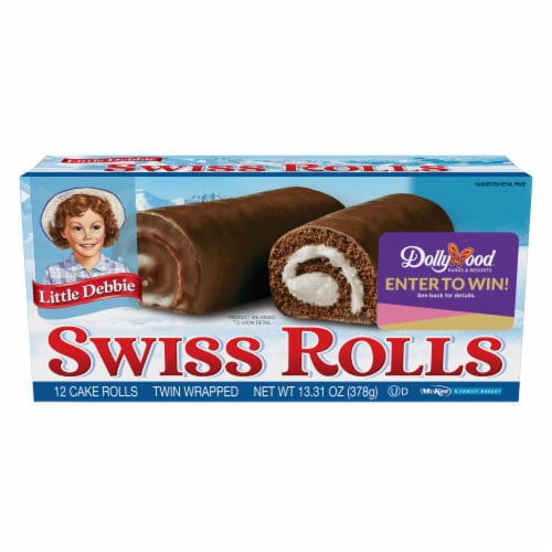 Little Debbie® Swiss Rolls Snack Cakes Perspective: front
