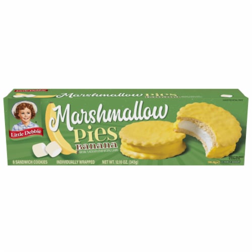 Little Debbie® Banana Marshmallow Pies Perspective: front