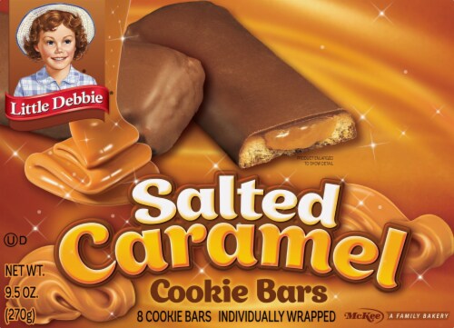 Little Debbie Caramel Cookie Bars Perspective: front