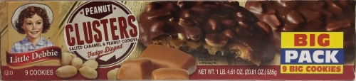 Little Debbie Peanut Clusters Cookies Perspective: front