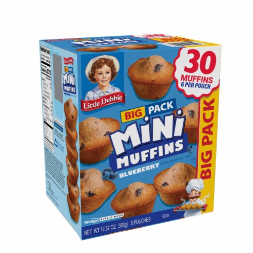 Little Debbie® Mini Blueberry Muffins Big Pack Perspective: front