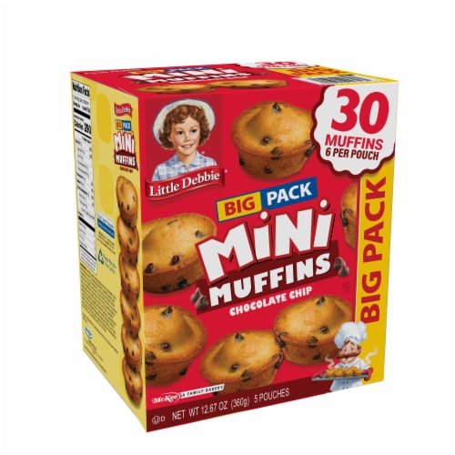 Little Debbie® Chocolate Chip Mini Muffins Big Pack Perspective: front