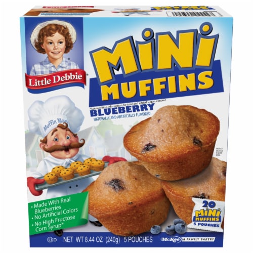 Little Debbie® Blueberry Mini Muffins Perspective: front