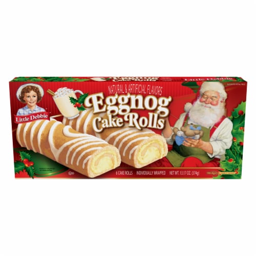 Little Debbie Eggnog Cake Rolls Perspective: front