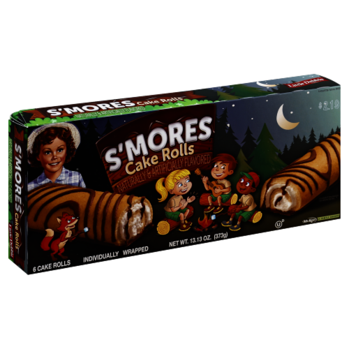 Little Debbie S'Mores Cake Rolls Perspective: front