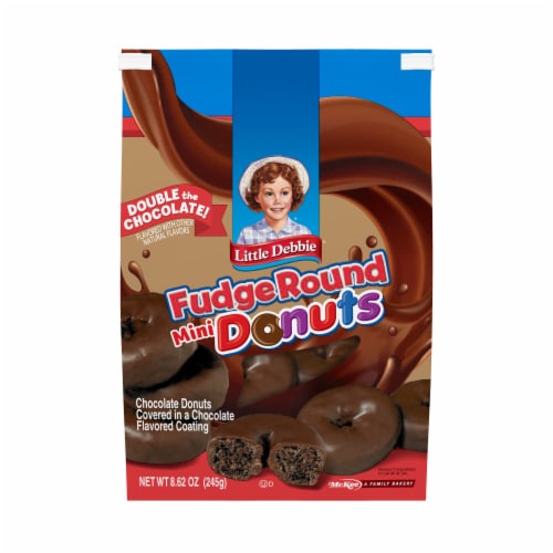 Little Debbie® Double Chocolate Mini Donuts Perspective: front