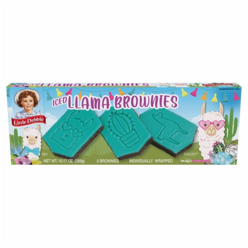 Little Debbie Iced Llama Brownies Family Pack Perspective: front