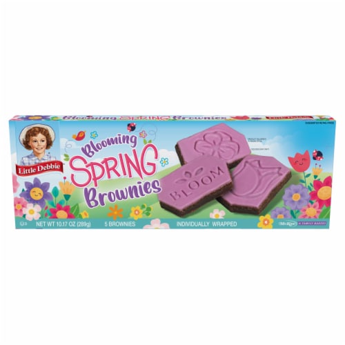 Little Debbie® Blooming Spring Brownies Snack Cakes Perspective: front