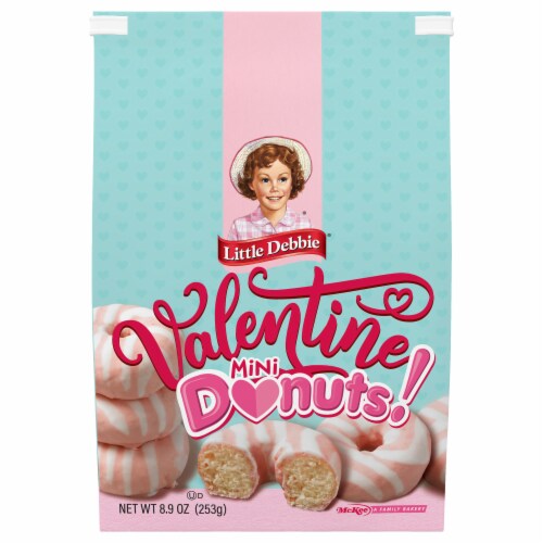 Little Debbie® Snack Cakes Valentine Mini Donuts Perspective: front