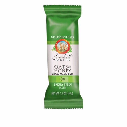 Sunbelt Bakery Oats & Honey Chewy Granola Bars Perspective: front