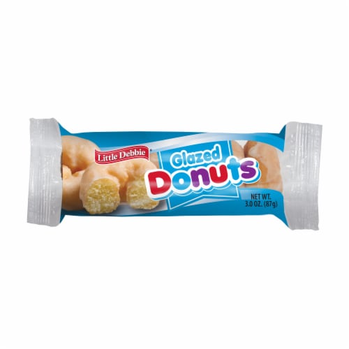 Little Debbie Glazed Donuts Perspective: front
