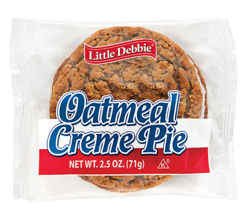Little Debbie® Oatmeal Cream Pie Snack Perspective: front