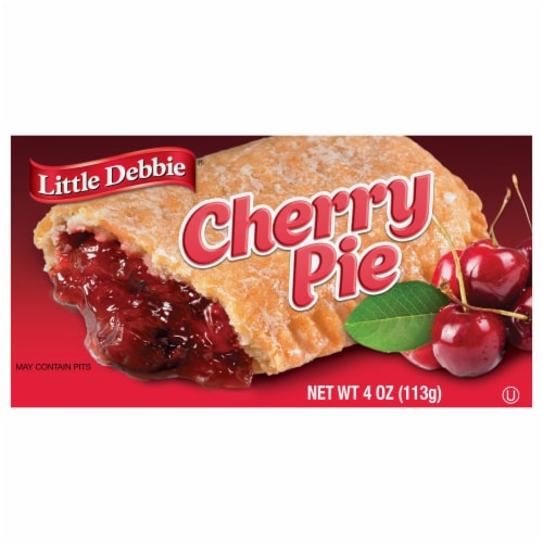 Little Debbie Cherry Pie Snack Perspective: front