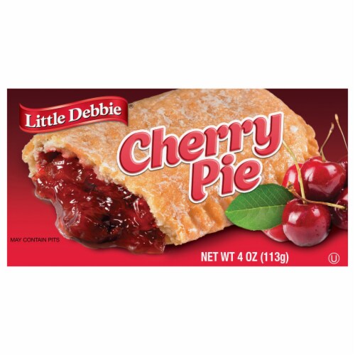 Little Debbie Cherry Pie Snack Perspective: front