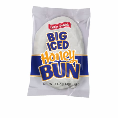 Little Debbie Iced Honey Buns Perspective: front