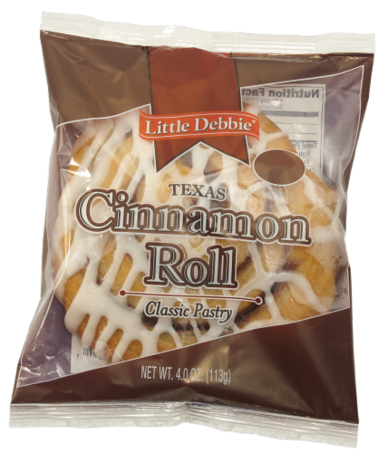 Little Debbie Texas Cinnamon Roll Perspective: front