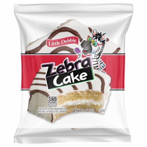 Little Debbie Zebra Snack Cake Perspective: front