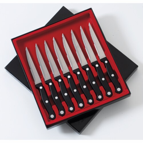 Slitzer 8 Piece  8-7/8" Steak Knife Set Perspective: front