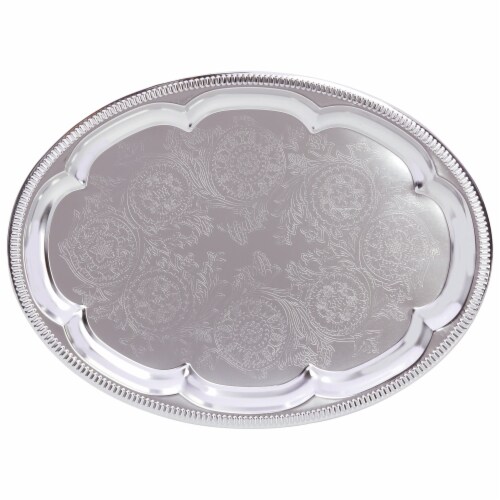Sterlingcraft Oval Serving Tray Perspective: front