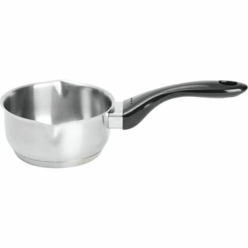 28 oz. 12-Element Stainless Steel Saucepan With Pourable Edge Perspective: front