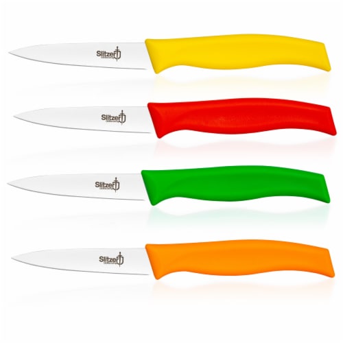 Slitzer Germany 4pc Paring Knife Set Perspective: front