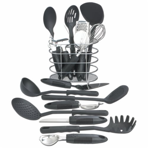 Maxam 17pc Kitchen Tool Set Perspective: front