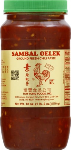 Huy Fong Sambal Olek Paste Perspective: front