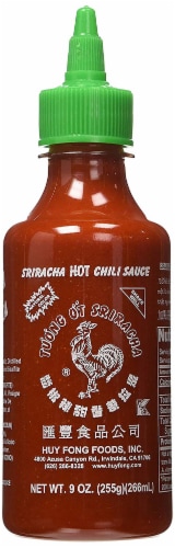Huy Fong Sriracha Hot Chili Sauce Perspective: front
