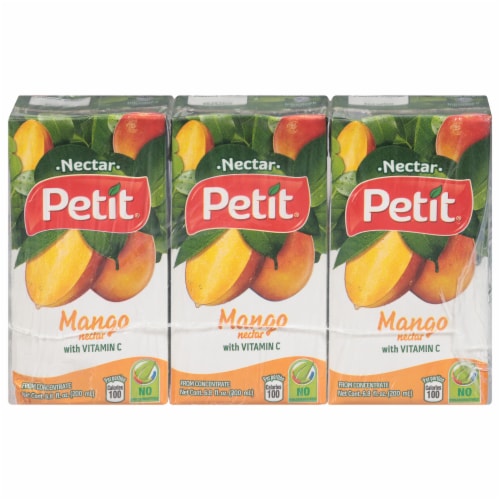 Petit® Mango Nectar Juice Boxes Perspective: front