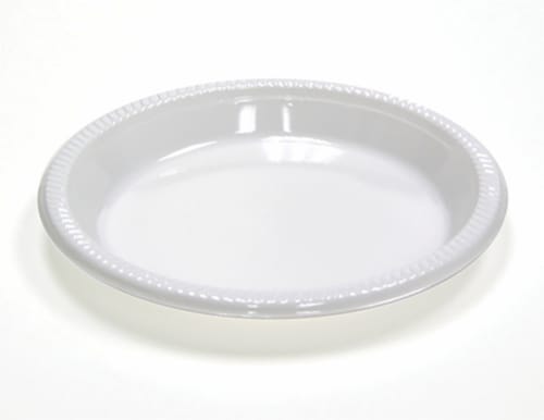 Pactiv Meadoware Impact Plastic Dinnerware Plate Perspective: front
