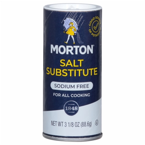 Morton® Sodium Free Salt Substitute Perspective: front
