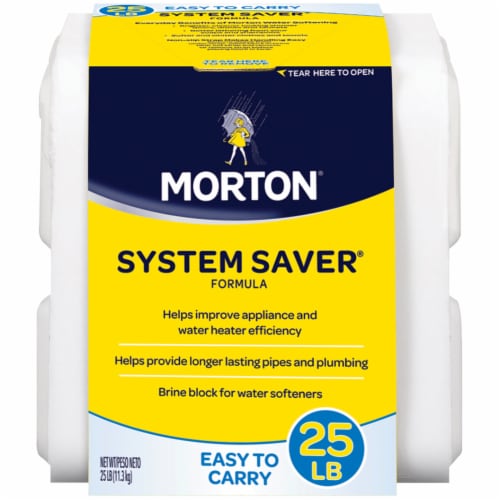 Morton System Saver Formula Brine Block Perspective: front