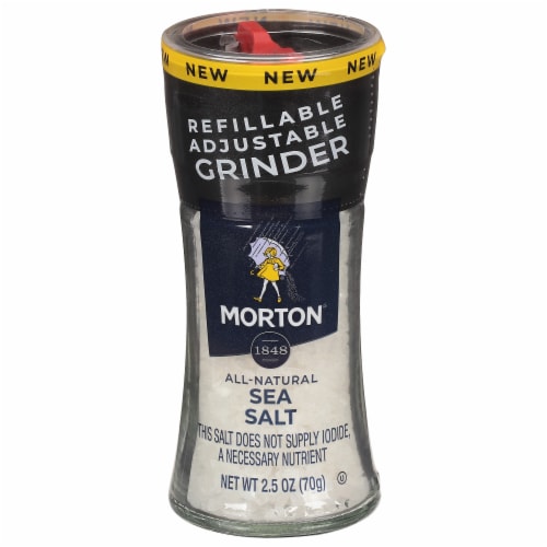 Morton® Adjustable, Refillable Glass Grinders - Morton Salt