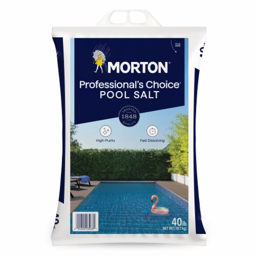 Morton® Professional's Choice® Pool Salt Perspective: front