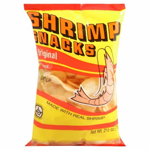 Marco Polo Original Shrimp Snacks Perspective: front