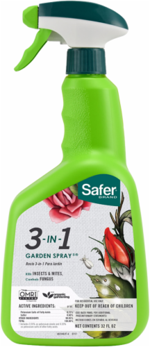 Safer® Brand 3-in-1 Ready-to-Use Garden Spray Perspective: front