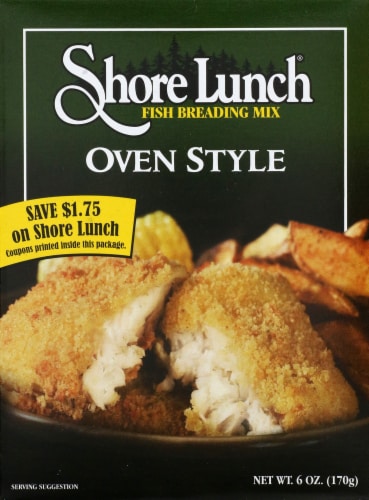 Shore Lunch Fish Breading Mix - Oven Style Perspective: front
