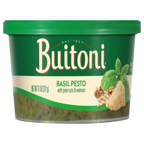 Buitoni® Pesto with Basil Refrigerated Basil Sauce Perspective: front