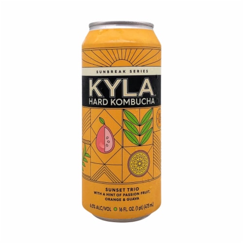 KYLA Sunset Trio Hard Kombucha Single Can Perspective: front