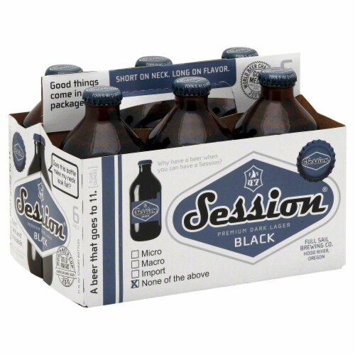 Full Sail Session Black Lager Perspective: front