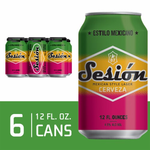 Full Sail Brewing Co. Sesion Cerveza Mexican Style Lager Craft Beer Perspective: front