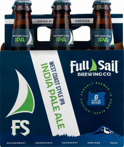 Full Sail Brewing Co. West Coast Style IPA Perspective: front