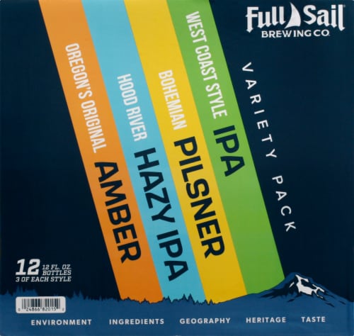 Full Sail Brewing Co. Variety Pack Perspective: front