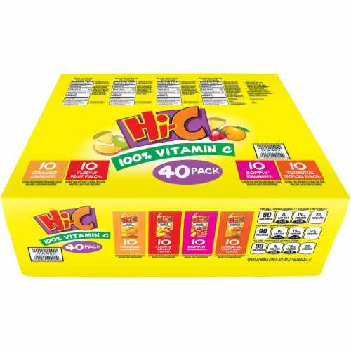 Hi-C 100% Vitamin C Variety Pack Perspective: front