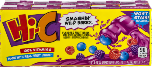 Hi-C Smashin' Wild Berry Perspective: front