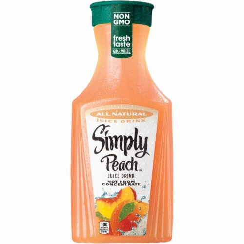 Simply Peach Juice Perspective: front