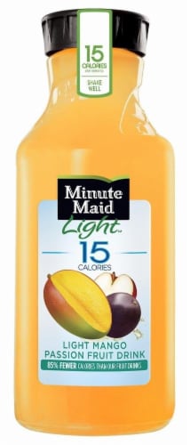 Minute Maid Light Mango Passion Fruit Drink Perspective: front
