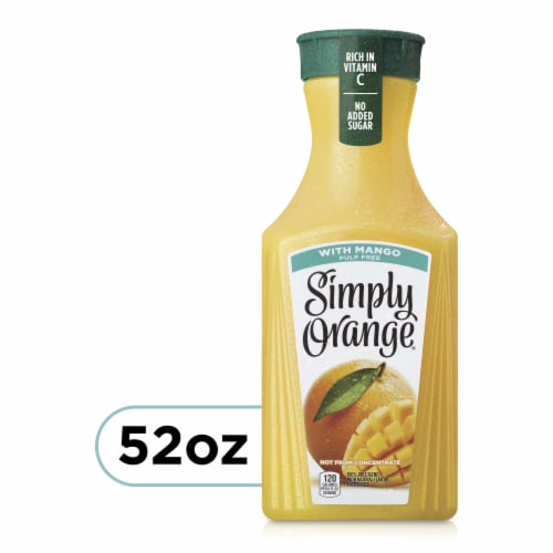 Simply All Natural Orange Juice With Mango